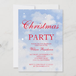 Vintage-julinbjudan Inbjudningar