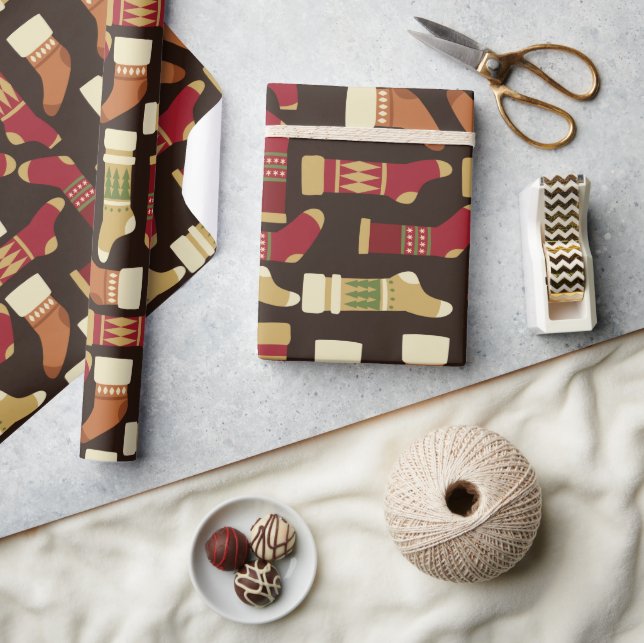 Vintage-julinventeringar | HELGDAGAR Presentpapper (Hantverk)