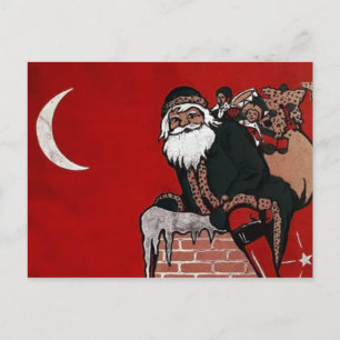 Vintage juljulkort vykort