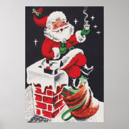 Vintage Julkakaotomten poster