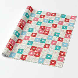 Vintage-julklannkalender Presentpapper