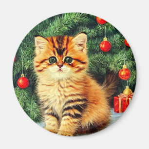 Vintage-julklapp Magnet