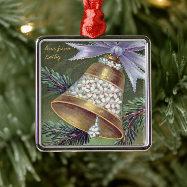 Vintage julklapp ornament (Träd)