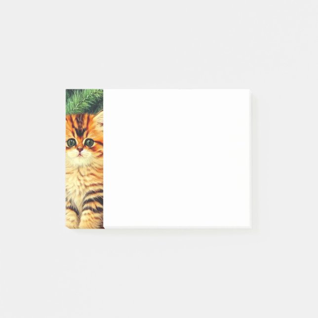 Vintage-julklapp Post-it Block (Framsida)