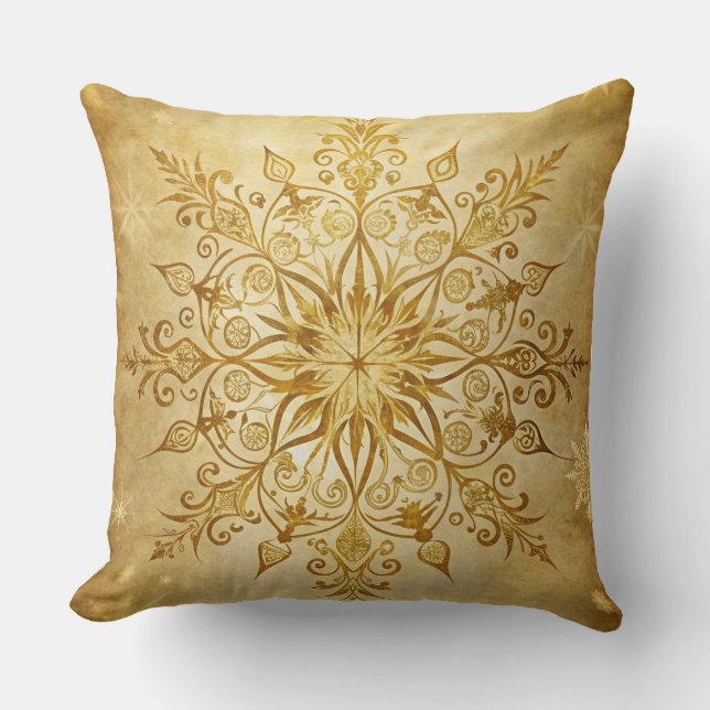 Vintage-julklapp - Retro-Helgdag-design Kudde (Framsida)