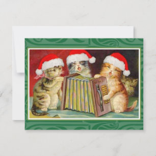 Vintage-julklappar Inbjudningar