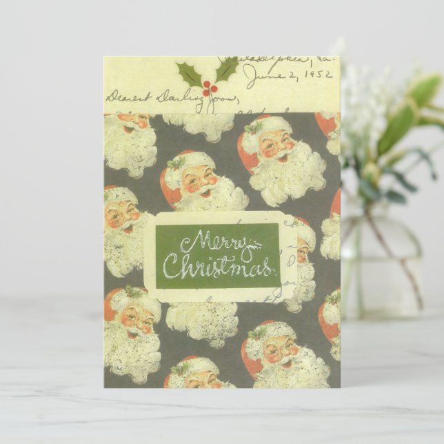 Vintage julkort (Stående Fram)