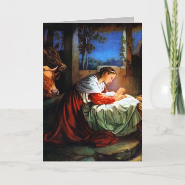 Vintage julkort 1 helgkort (Framsida)