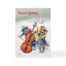 Vintage-julkort, Arthur Thiele Cats