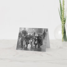 Vintage-Julkort BARN MED HOLLY 1915