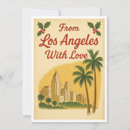 Vintage julkort från Los Angeles