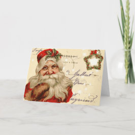 Vintage julkort helgkort