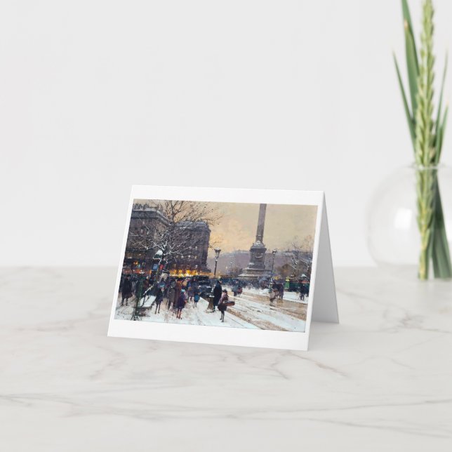 Vintage julkort helgkort (Framsida)