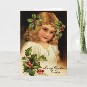 Vintage-julkort Helgkort