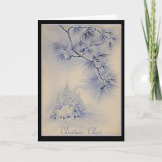 Vintage-julkort Helgkort