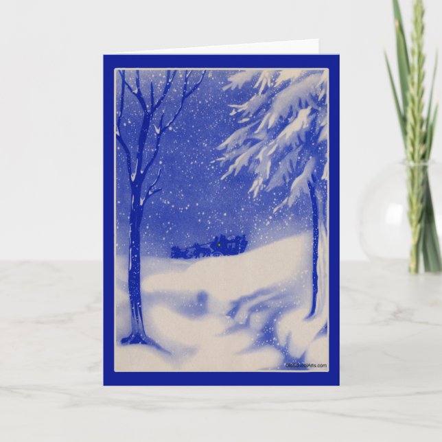 Vintage-julkort Helgkort (Framsida)