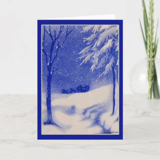 Vintage-julkort Helgkort