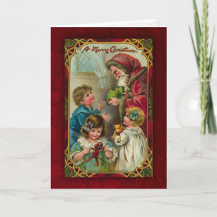 Vintage julkort helgkort