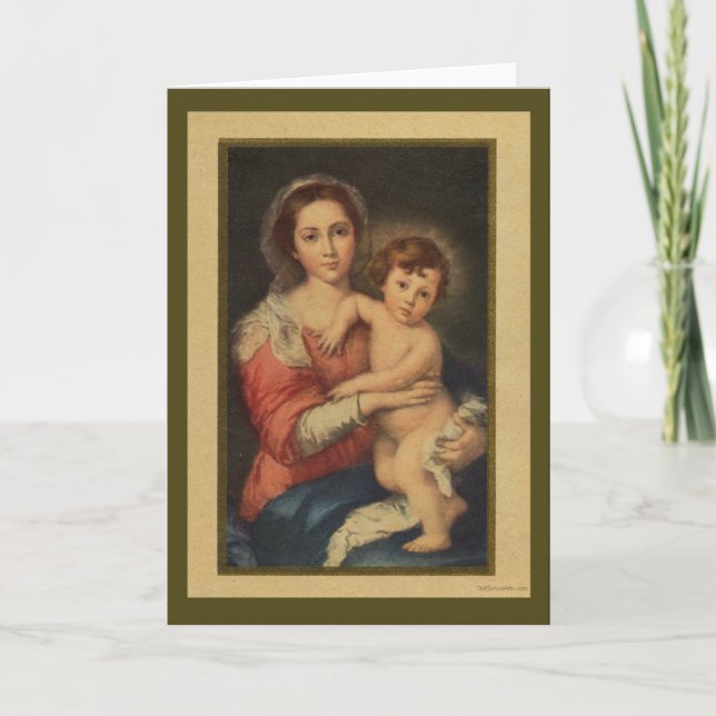 Vintage-julkort Helgkort (Framsida)