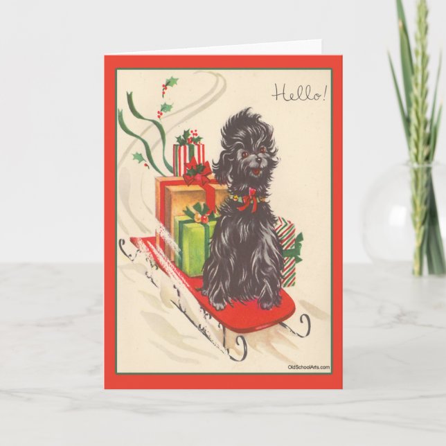 Vintage-julkort Helgkort (Framsida)