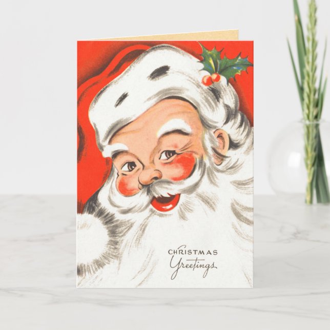 Vintage-julkort Helgkort (Framsida)