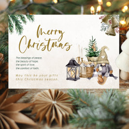 Vintage-julkort: Nostalgiskt Julhälsningar Helgkort