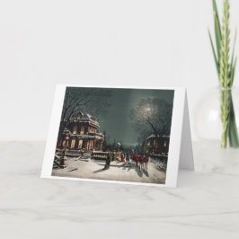 Vintage julkort tack kort