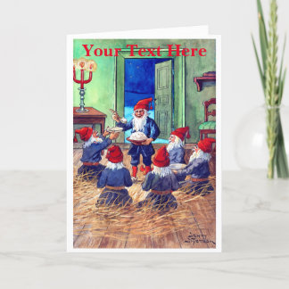 Vintage julkort tack kort