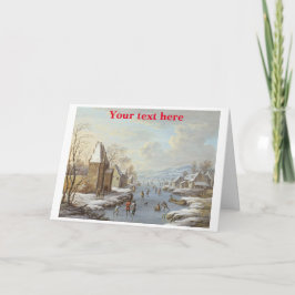 Vintage julkort tack kort