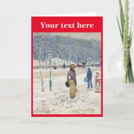 Vintage julkort tack kort