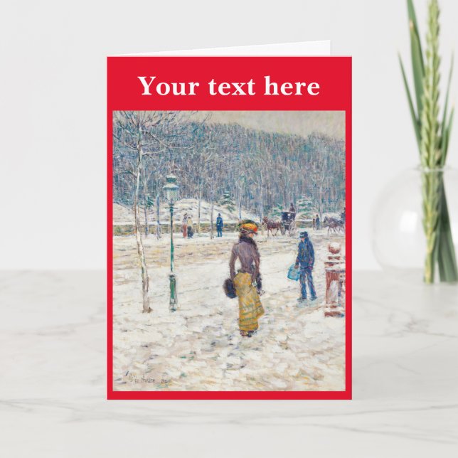 Vintage julkort tack kort (Framsida)