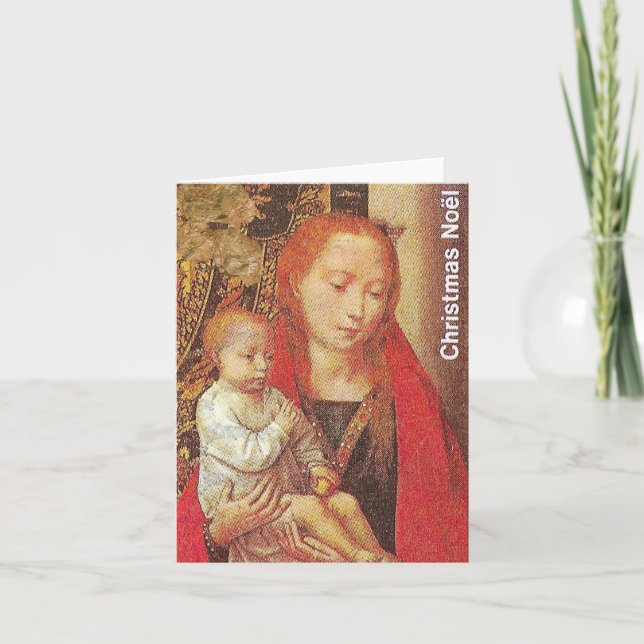 Vintage-julkort Tack Kort (Framsida)