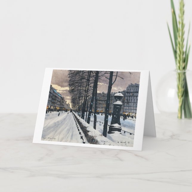 Vintage julkort tack kort (Framsida)