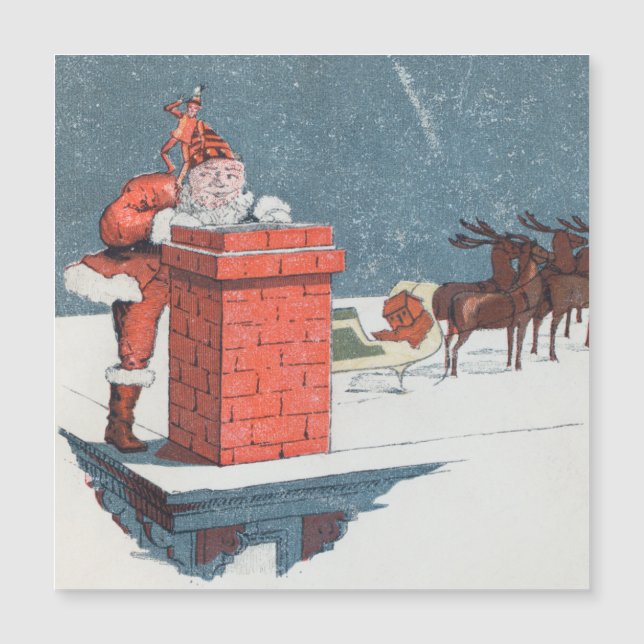 Vintage-julkort - Tomt-Helgdag (Framsida)