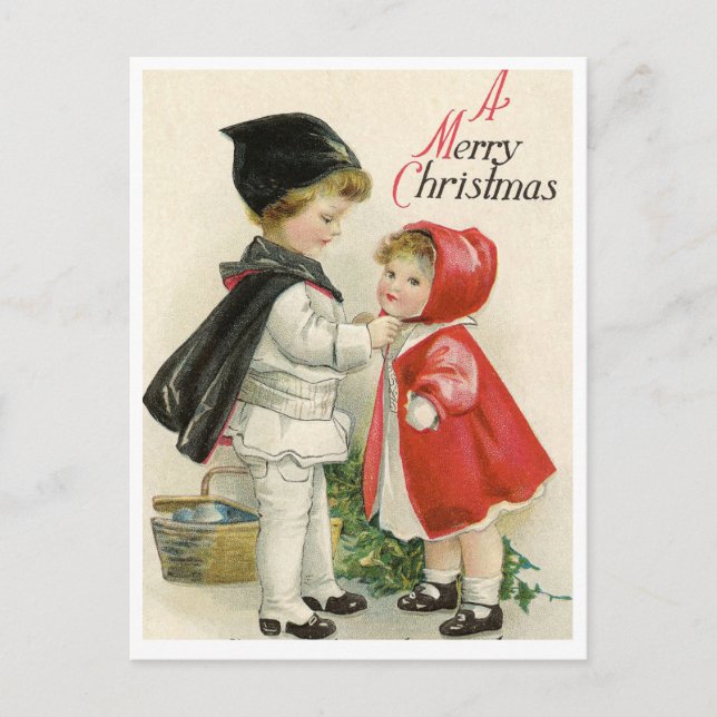 Vintage julkort vykort (Framsida)