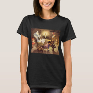 Vintage julleksaker, dansande dockor, teddybjörnar t shirt