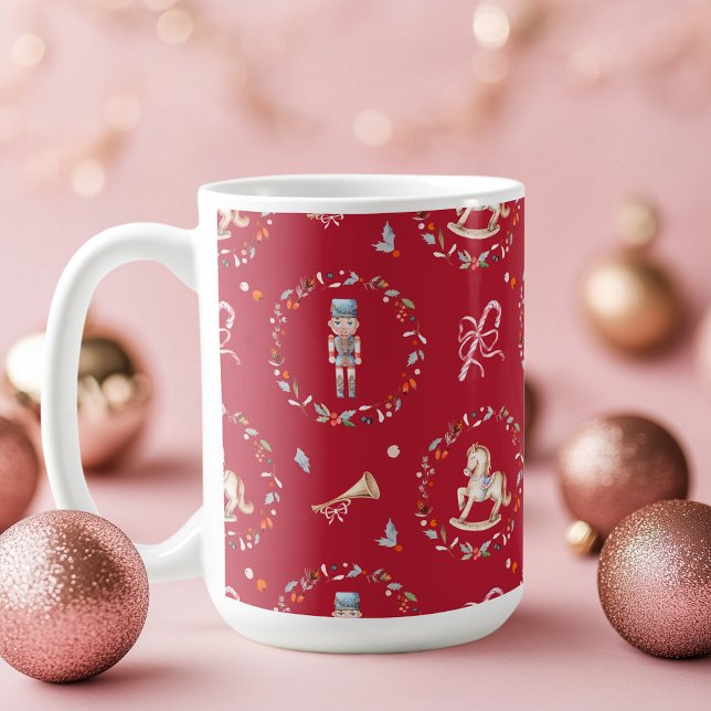 Vintage julmugg med leksaksoldat kaffemugg (Skapare uppladdad)