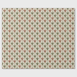 Vintage julpappor med Santa som fotbollsspelare Presentpapper