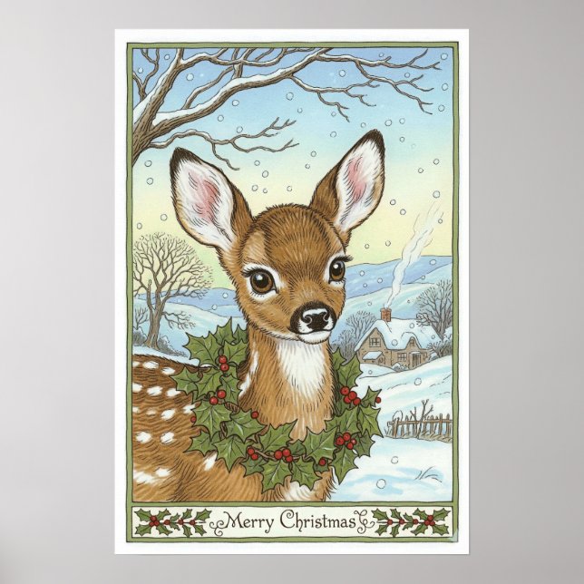 Vintage-julPoster Poster (Framsidan)
