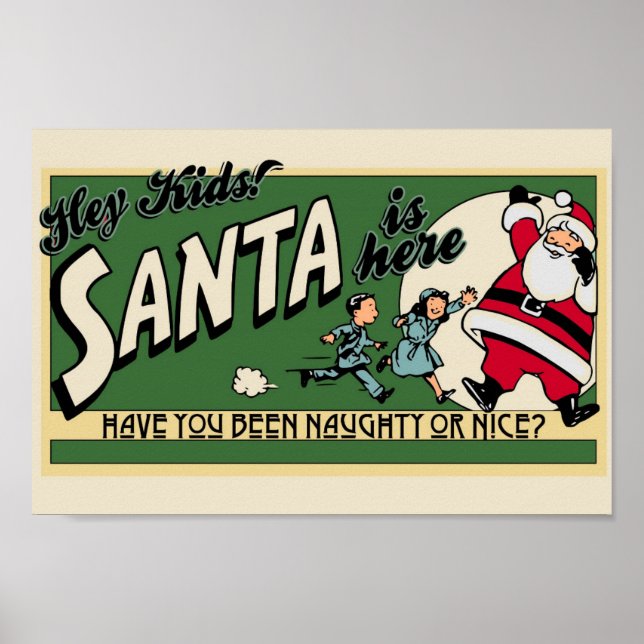 Vintage-julPoster Poster (Framsidan)