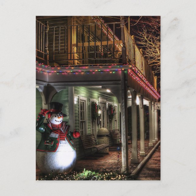 vintage julpostkort vykort (Framsida)