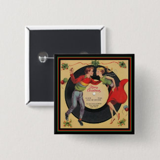 Vintage julrock & roll-pin knapp