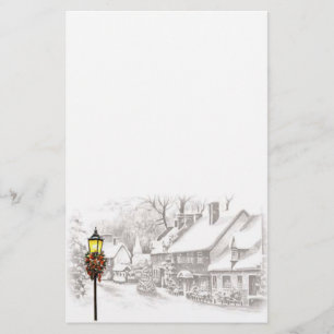 Vintage julStationery Brevpapper
