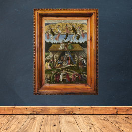 Vintage jultomativitet Scene Sandro Botticelli Poster