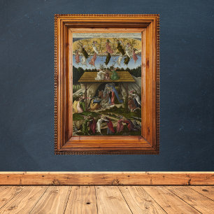 Vintage jultomativitet Scene Sandro Botticelli Poster