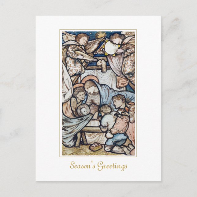 Vintage jultomhet vykort (Framsida)