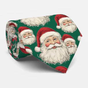 Vintage jultomte Grönt Slips