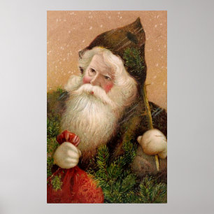 VINTAGE JULTOMTEN 8 POSTER