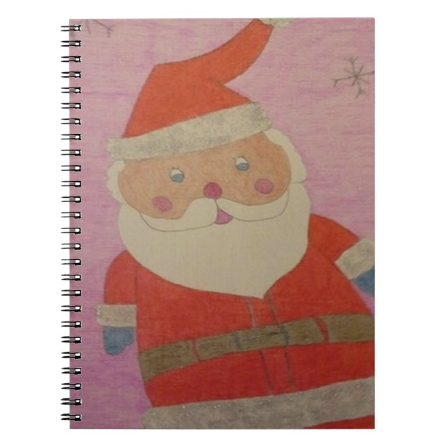 Vintage Jultomten Anteckningsbok (Framsidan)