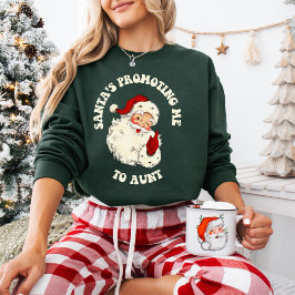Vintage jultomten befordrar mig till jul i Moster T Shirt